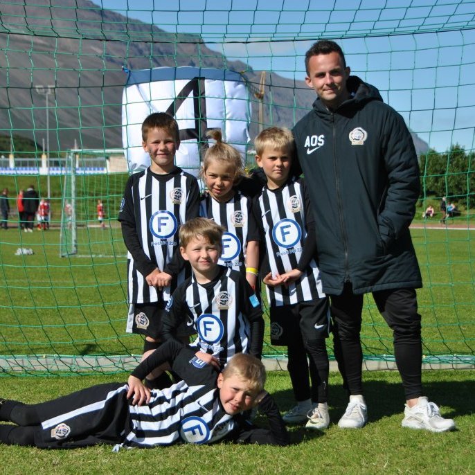 Anton Orri Sigurbjörnsson og 7. flokkur karla