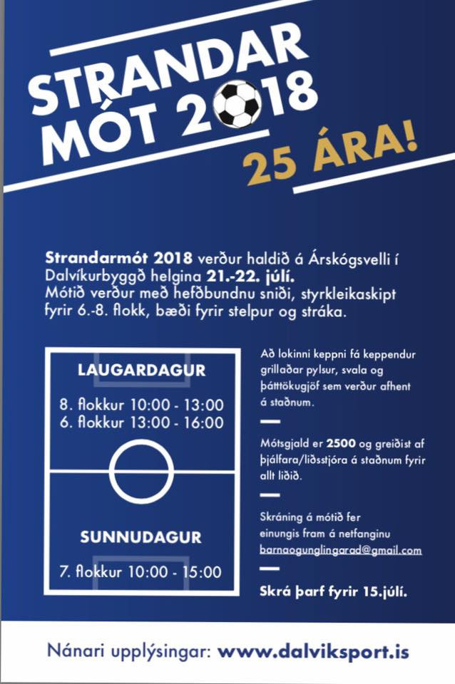 Æfingavikan, leikur og Strandarmót