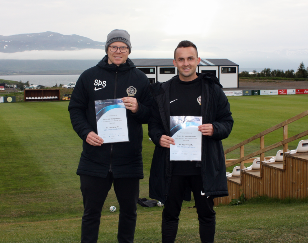 Þjálfarar Magna útskrifast með UEFA A þjálfaragráðu