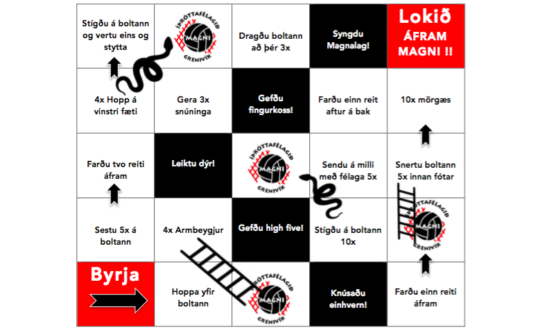 Heimaæfing - 15. apríl