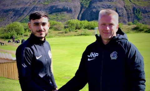 Costa ásamt Jón Helga