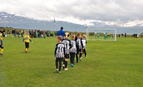 Æfingaleikur á sunnudag