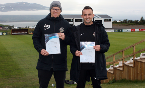 Þjálfarar Magna útskrifast með UEFA A þjálfaragráðu